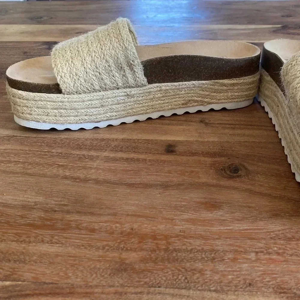 Laundry espadrille platform slides 10.5 - Picture 5 of 9